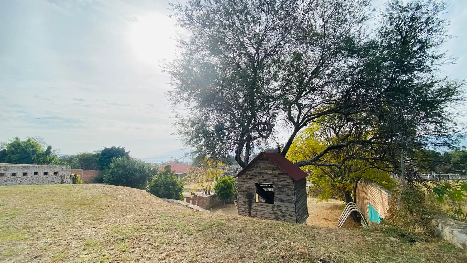 Espacio libre propuesto como área de nichos 4, primera vista