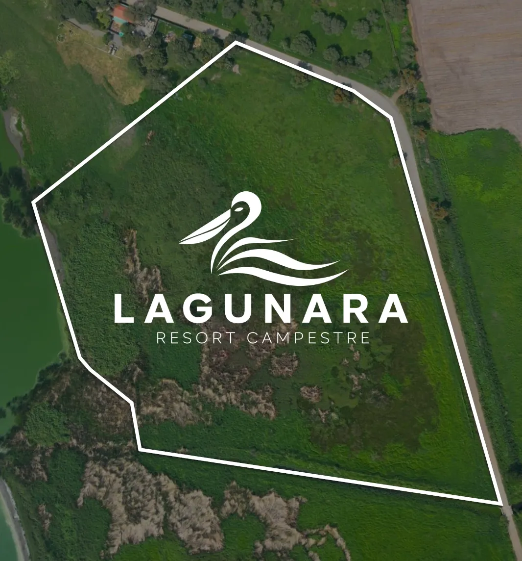 Vista satelital del terreno de Lagunara Resort Campestre